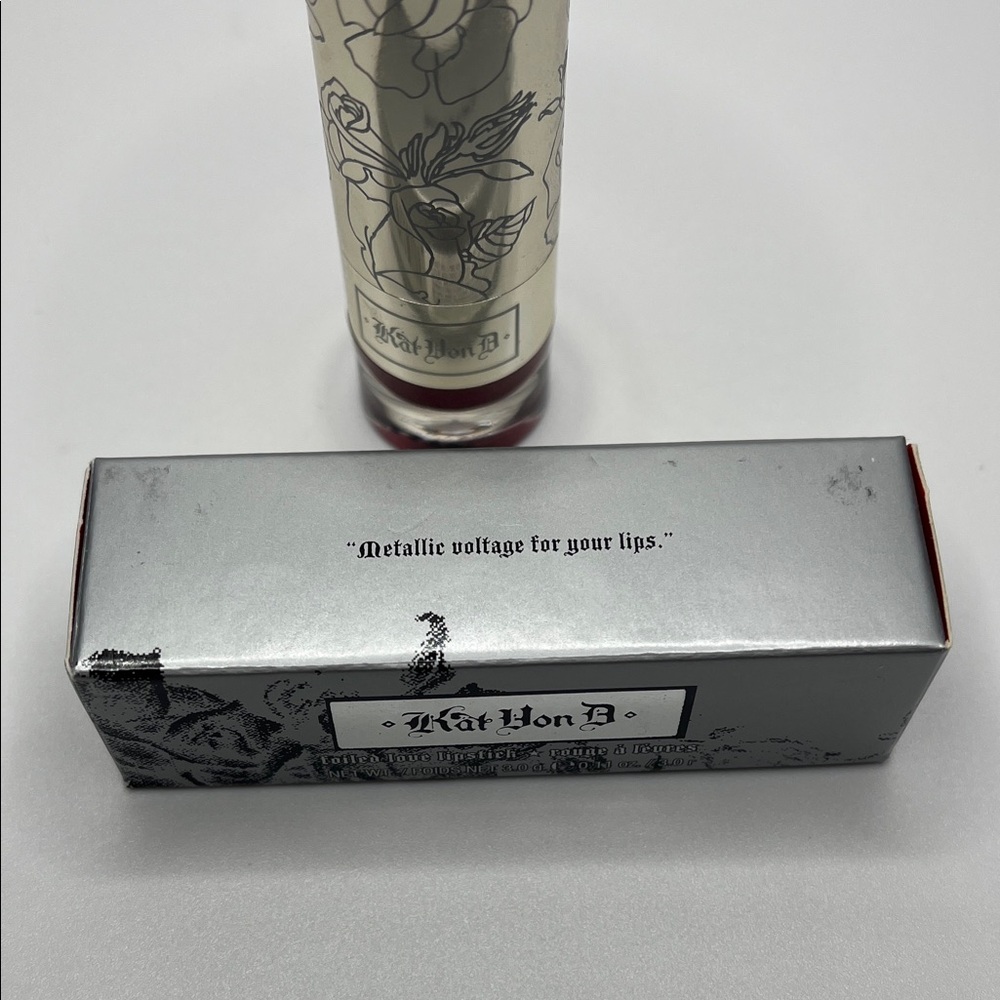 Kat Von D Foiled Love Lipstick Color “FTW” NIB - Picture 4 of 12